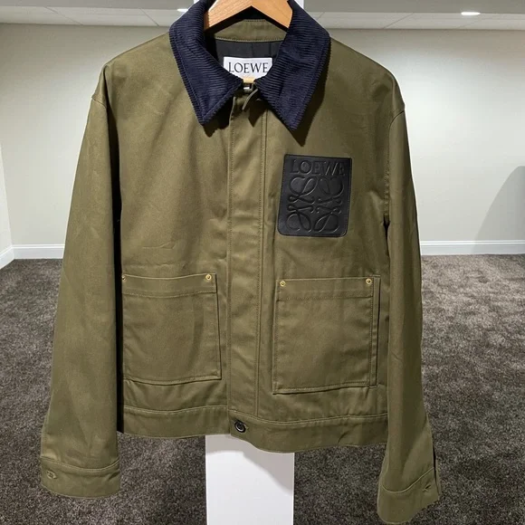 Loewe | Jackets & Coats | Loewe Leather Logo Green Workers